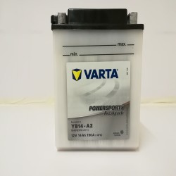 Varta YB14-A2 Funstart Wet Motorcycle Battery (514 012 014) (YB14A2) 12V 14Ah Varta Funstart Wet