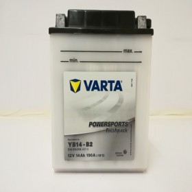 Varta YB14-B2 Funstart Wet Motorcycle Battery (514 014 014) (YB14B2) 12V 14Ah Varta Funstart Wet