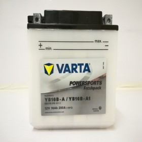 Varta YB16B-A Funstart Wet Motorcycle Battery (516 015 016) (YB16BA) (YB16B-A1) 12V 16Ah Varta Funstart Wet