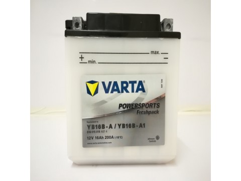 Varta YB16B-A Funstart Wet Motorcycle Battery (516 015 016) (YB16BA) (YB16B-A1) 12V 16Ah Varta Funstart Wet
