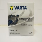 Varta YB16L-B Funstart Wet Motorcycle Battery (519 011 019) (YB16LB) 12V 19Ah Varta Funstart Wet