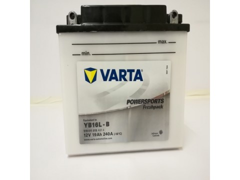 Varta YB16L-B Funstart Wet Motorcycle Battery (519 011 019) (YB16LB) 12V 19Ah Varta Funstart Wet