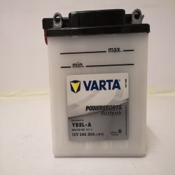 Varta YB3L-A Funstart Wet Motorcycle Battery (503 012 001) (YB3LA) 12V 3Ah Varta Funstart Wet