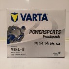 Varta YB4L-B Funstart Wet Motorcycle Battery (504 011 002) (YB4LB) 12V 4Ah Varta Funstart Wet