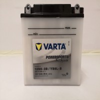 Varta YB9L-B Funstart Wet Motorcycle Battery (509 015 008) (YB9LB) (12N9-3B) 12V 9Ah