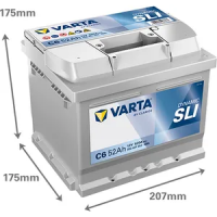 Varta C6 Silver Dynamic 552 401 052 (063)