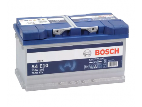 BOSCH 575500073 S4E10 110EFB 75Ah 730 CCA Car Battery