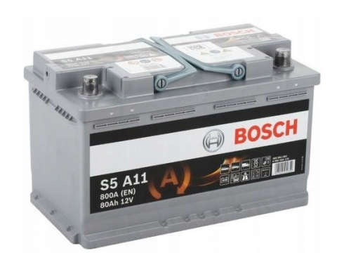 BOSCH 580901080 s5a11 611926 115 80Ah 800 CCA agm Car Battery 