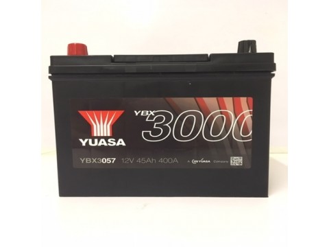YUASA YBX3057 45Ah 400 CCA Car Battery 