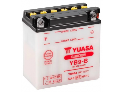 Yuasa YB9-B 12v 9Ah Motorcycle Battery 
