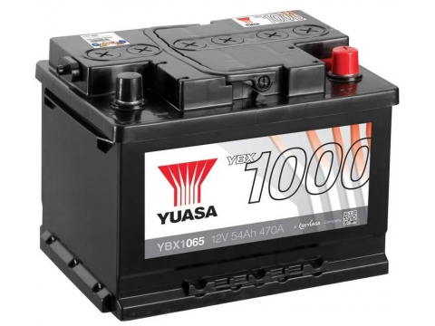 YUASA YBX1065 54Ah 470 CCA Car Battery 