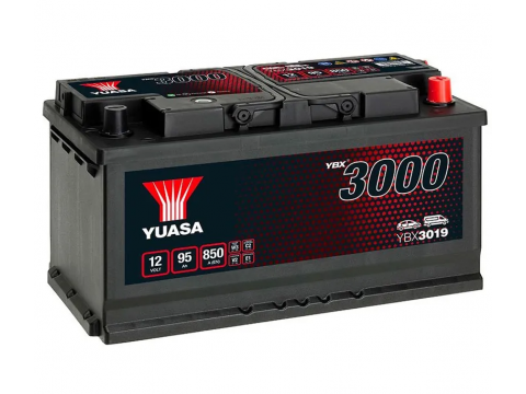 YUASA YBX3019 95Ah 850 CCA Car Battery 