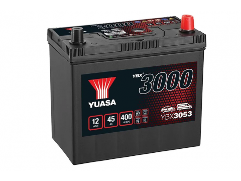 YUASA YBX3053 45Ah 400 CCA Car Battery 
