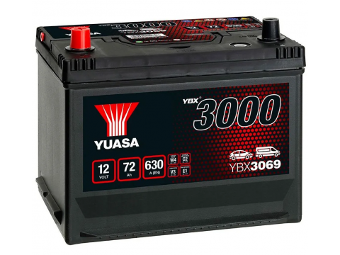 YUASA YBX3069 70Ah 570 CCA Car Battery YUASA YBX3069 70Ah 570 CCA Car Battery