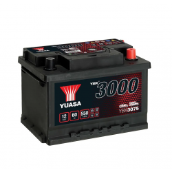 YUASA YBX3075 60Ah 550 CCA Car Battery 