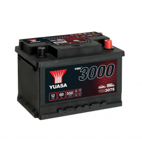 YUASA YBX3075 60Ah 550 CCA Car Battery 