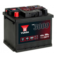 YUASA YBX3077 45Ah 380CCA 077 Car Battery