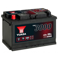 YUASA YBX3086 75Ah 650CCA 086 Car Battery