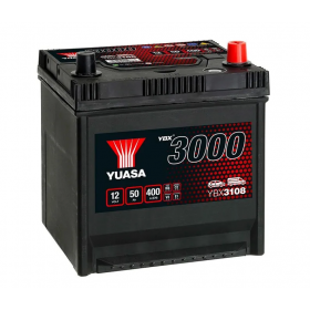 YUASA YBX3108 50Ah 400 CCA Car Battery 