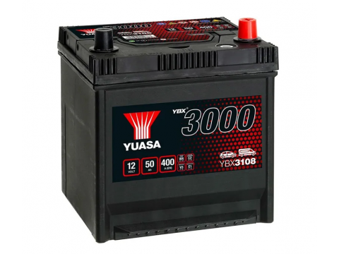 YUASA YBX3108 50Ah 400 CCA Car Battery 