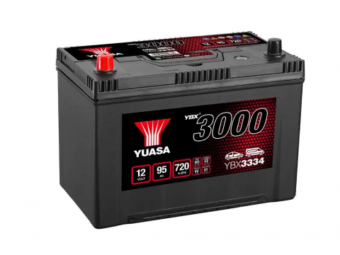 YUASA YBX3334 90Ah 700 CCA Car Battery YUASA YBX3334 90Ah 700 CCA Car Battery