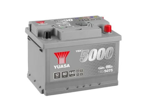 YUASA YBX5075 60Ah 620 CCA Car Battery YUASA YBX5075 60Ah 620 CCA Car Battery