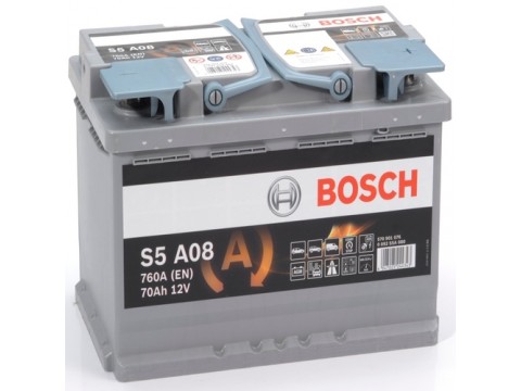 BOSCH 570901076 S5A08 611925 096AGM 70Ah 760 CCA Car Battery