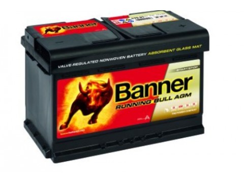 Banner 096 12v 70Ah 720CCA AGM Stop/Start Car battery (570 01) (096AGM) Banner Stop/Start
