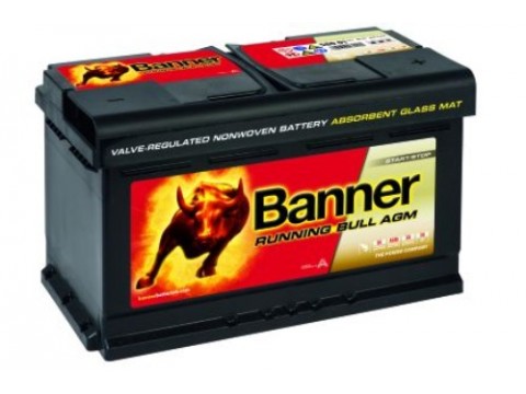 Banner 110 12v 80Ah 800CCA AGM Stop/Start Car Battery (580 01) (110AGM) Banner Stop/Start