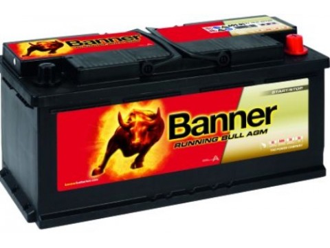 Banner 020 12v 105Ah 950CCA Stop/Start AGM Car Battery ( 595 33) (020AGM) 