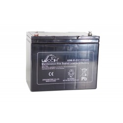 Leoch LPC12-75 Mobility Battery (12V 75AH) (75-12) (85-12) (AGM85EV)(DC85-12) Leoch Industrial