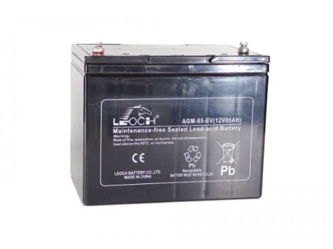 Leoch LPC12-75 Mobility Battery (12V 75AH) (75-12) (85-12) (AGM85EV)(DC85-12) Leoch Industrial