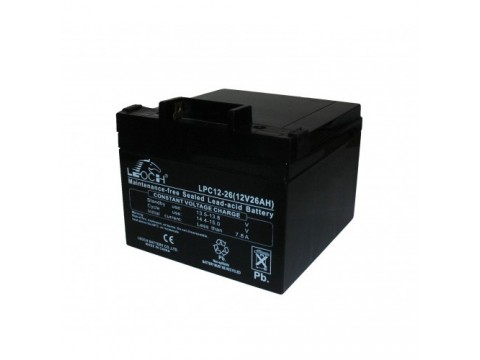 Leoch LPC12-26 Golf Trolley Battery (12V 26AH) (26-12)(AGM28EV) Leoch AGM & GEL