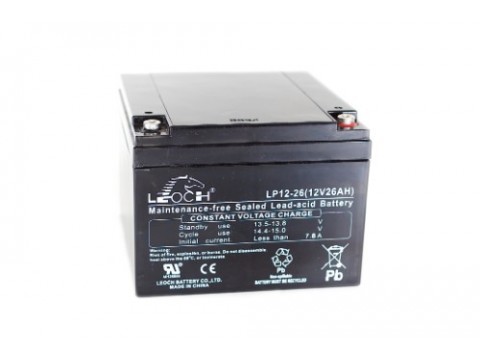 Leoch LPC12-26 Mobility Battery (12V 26AH) (26-12)(AGM28EV) Leoch Industrial