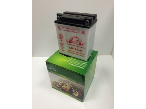 Leoch LYB12A-A 12v 12Ah Motorcycle Battery (YB12AA) 