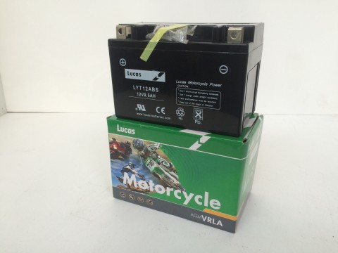 Lucas YB12ABS 10Ah  Motor Cycle Battery Lucas Motorcycle 