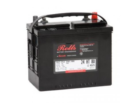 Rolls 24HT80 Deep Cycle Battery Rolls Golf Buggy