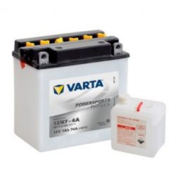 Varta 12N7-4A Funstart Wet Motorcycle Battery (507 013 004) (12N7-4A) 12V 7Ah Varta Funstart Wet