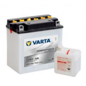 Varta 12N7-4A Funstart Wet Motorcycle Battery (507 013 004) (12N7-4A) 12V 7Ah Varta Funstart Wet
