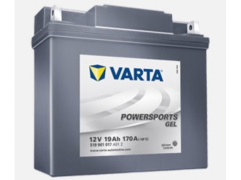 Varta 519901017 Funstart GEL Motorcycle Battery (519 901 017) 12V 19Ah Varta Funstart AGM