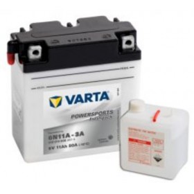 Varta 6N11A-3A Funstart Freshpack Motorcycle Battery (012 014 008) (6N11A3A) 12V 12Ah Varta Funstart 6 Volt