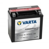 Varta YTX14-BS Funstart AGM Motorcycle Battery (512 014 010) (YTX14BS) 12V 12Ah