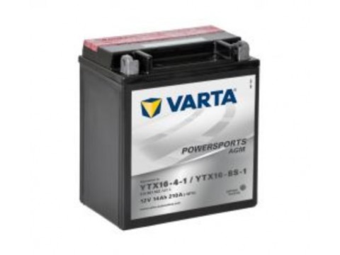 Varta YTX16-BS-1 Funstart AGM Motorcycle Battery (514 901 022) (YTX16BS1) 12V 14Ah Varta Funstart AGM Varta YTX16-BS-1 Funstart AGM Motorcycle Battery (514 901 022) (YTX16BS1) 12V 14Ah Varta Funstart AGM