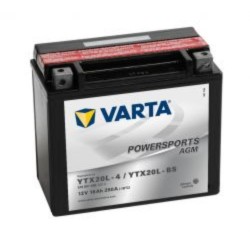 Varta YTX20L-BS Funstart AGM Motorcycle Battery (518 901 026) (YTX20LBS) 12V 18Ah Varta Funstart AGM