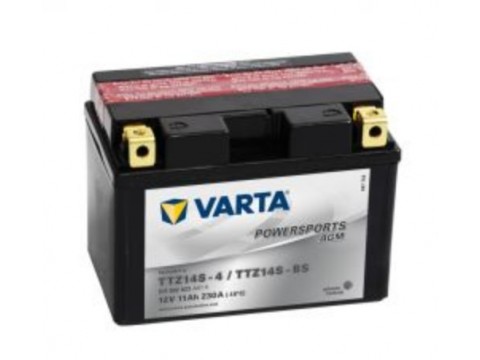 Varta TTZ14S-BS Funstart AGM Motorcycle Battery (511 902 023) (YTZ14SBS) 12V 11Ah Varta Funstart AGM Varta TTZ14S-BS Funstart AGM Motorcycle Battery (511 902 023) (YTZ14SBS) 12V 11Ah Varta Funstart AGM
