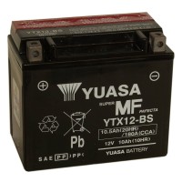 Yuasa YTX12BS 12V 10Ah Motorcycle AGM Battery
