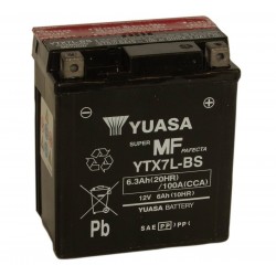 Yuasa YTX7L-BS 12v 6.3Ah Motorcycle AGM Battery 